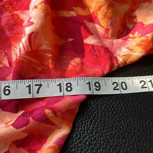 LSPACE Pfeiffer Dress in Into The Tropics Cover Up Wrap Dress Hawaiian Sz XS - Picture 8 of 9